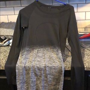 Long sleeved Lululemon shirt. Size 4